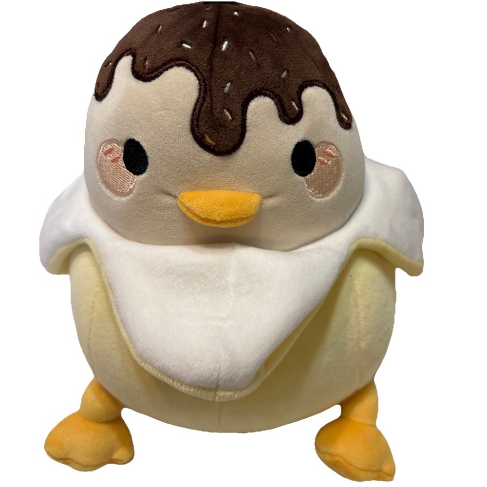 Honeymaru Chocolate Banana Duck Plush 8" Dessert Stuffed Animal - Picture 5 of 5